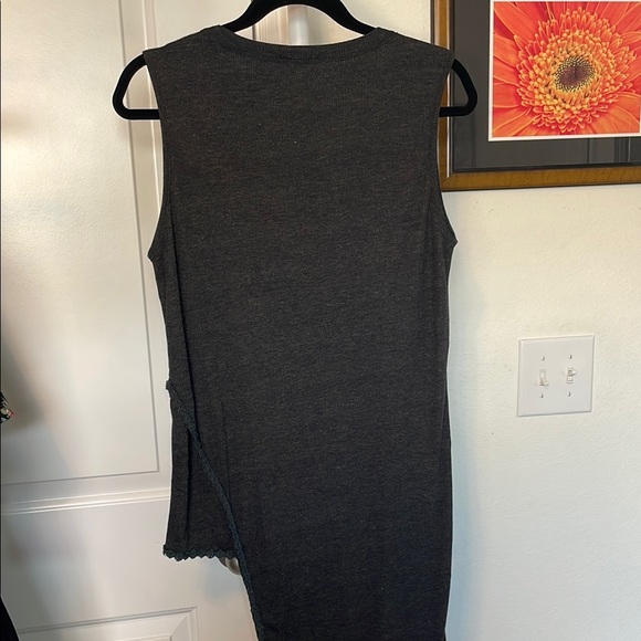 POL Charcoal Sleeveless Layered Top NWOT - Picture 5 of 5
